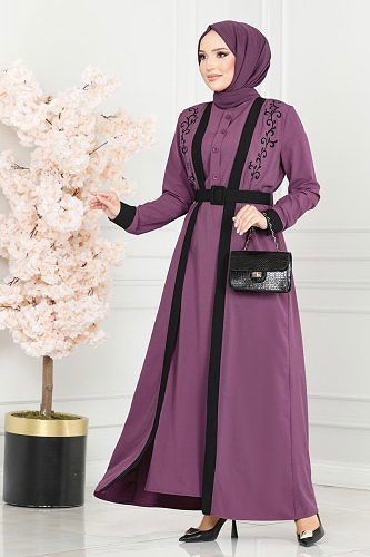 moda selvim Combined ASM2694 Lilac - Thumbnail