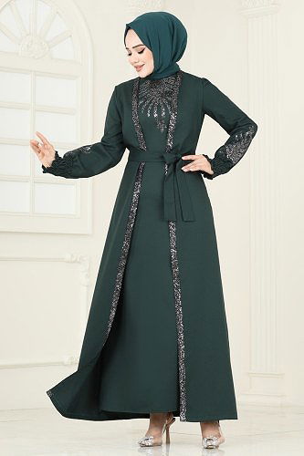 moda selvim Combined ASM2758 Emerald - Thumbnail