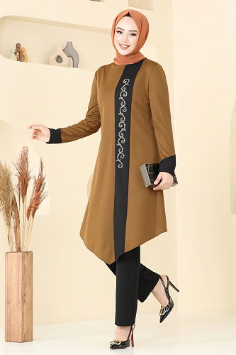 moda selvim Combined ASM2802 Dark Mustard - Thumbnail