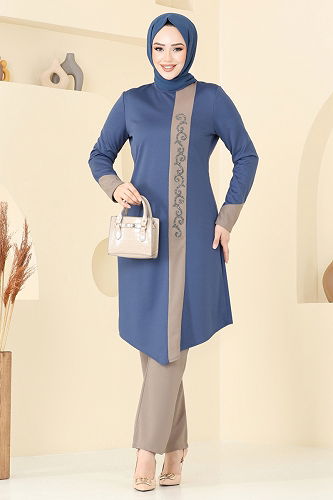 moda selvim Combined ASM2802 Indigo - Thumbnail