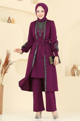 moda selvim Combined ASM2805 Damson - Thumbnail