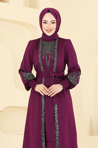 moda selvim Combined ASM2805 Damson - Thumbnail