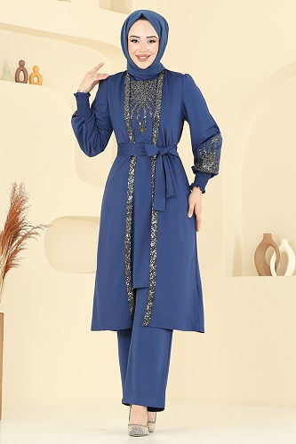 moda selvim Combined ASM2805 Indigo - Thumbnail