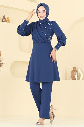 moda selvim Combined ASM2809 Indigo - Thumbnail