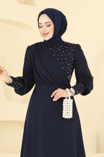 moda selvim Combined ASM2809 Navy Blue - Thumbnail