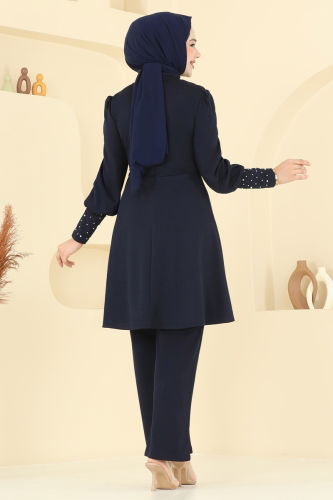 moda selvim Combined ASM2809 Navy Blue - Thumbnail