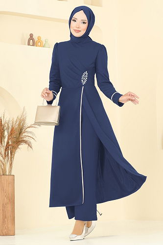 moda selvim Combined ASM2816 Indigo - Thumbnail