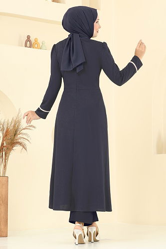 moda selvim Combined ASM2816 Navy Blue - Thumbnail