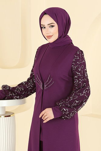 moda selvim Combined ASM2832 Damson - Thumbnail