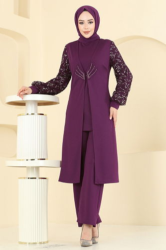 moda selvim طقم توتي ASM2832 - Thumbnail