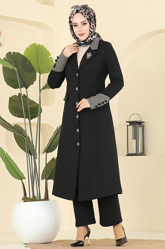 moda selvim Combined ASM2840 Black - Thumbnail