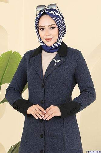 moda selvim Combined ASM2840 Navy Blue - Thumbnail