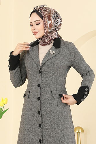 moda selvim طقم بيج ASM2840 - Thumbnail