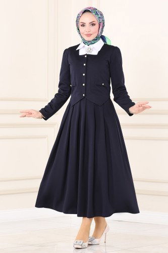 A.S.M. - COMBINED ASM5201 Navy Blue