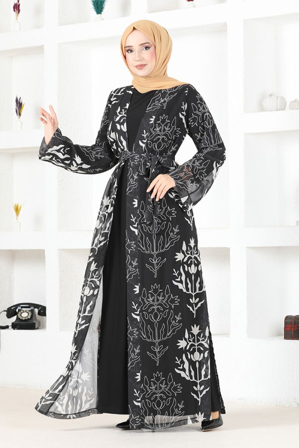 Modaselvim Hijab Combinations COMBINED BYL72-M Black