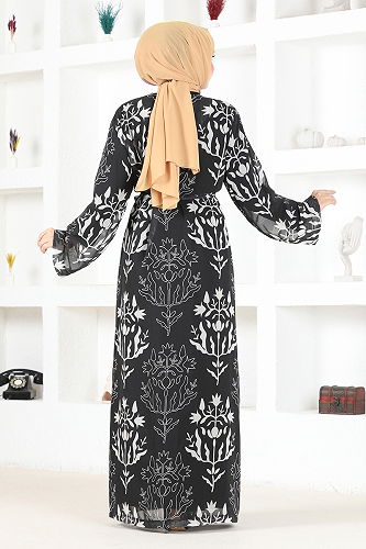 moda selvim طقم أسود BYL72-M - Thumbnail