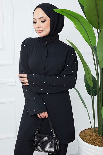 moda selvim Combined EFS242 Black - Thumbnail