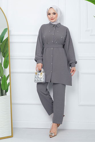 moda selvim Combined EFS424-M Gray - Thumbnail