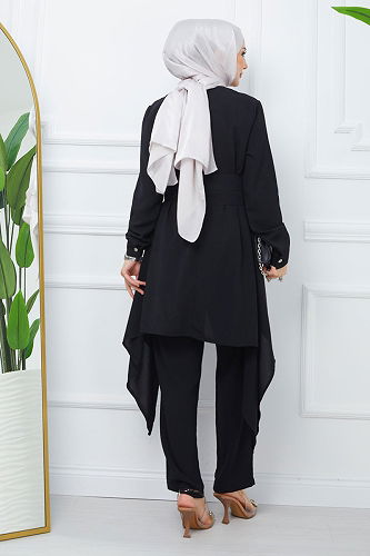 moda selvim COMBINED EFS531-M Black Crocodile - Thumbnail