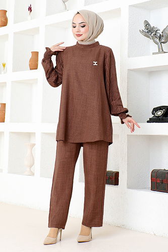 moda selvim COMBINED KTN1001-M Coffee - Thumbnail