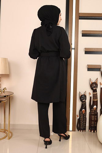 moda selvim Combined MİH19130-M Black - Thumbnail