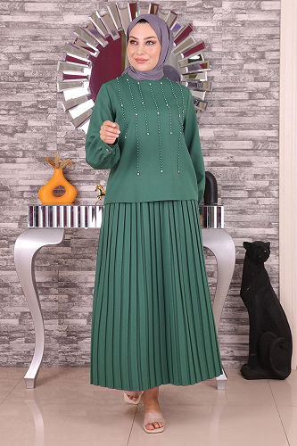 moda selvim Combined MİH19135-M Emerald - Thumbnail