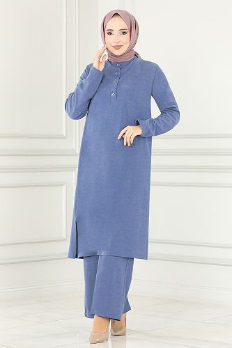 moda selvim COMBINED MSL1154-M Indigo - Thumbnail