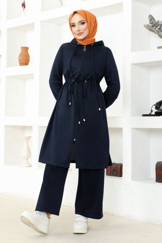 moda selvim Combined MSL2090 Navy Blue - Thumbnail