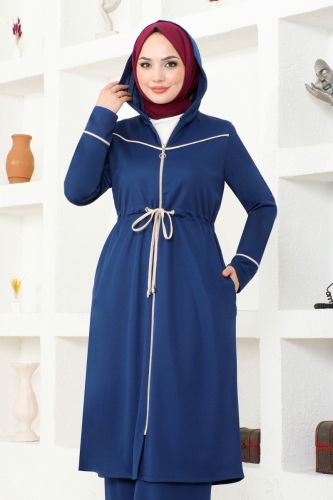 moda selvim Combined MSL212 Navy Blue - Thumbnail