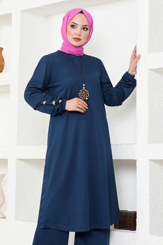 moda selvim طقم ازرق MSL4001-M - Thumbnail