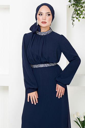 moda selvim Combined MSL4272-M Navy Blue - Thumbnail