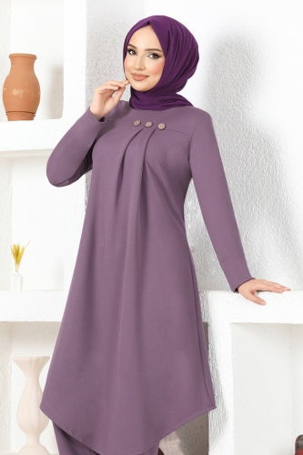 moda selvim طقم ليلكي MSL6009 - Thumbnail