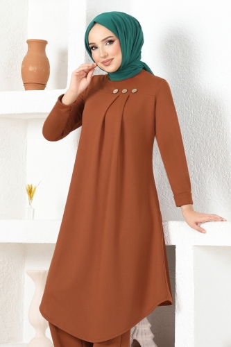 moda selvim طقم عسلي MSL6009 - Thumbnail