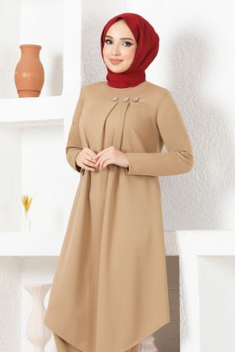 moda selvim طقم بيج MSL6009 - Thumbnail