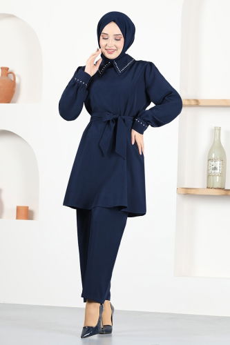 moda selvim Combined MSL7050 Navy Blue - Thumbnail