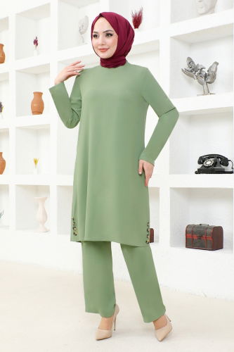 moda selvim Combined MSL8001 Almond Green - Thumbnail