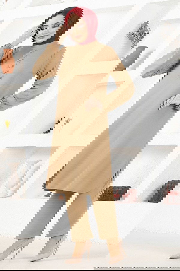 Modaselvim NET 20%+20% DISCOUNT IN THE CARD Combined MSL8077 Beige