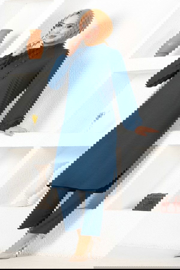 Modaselvim NET 20%+20% DISCOUNT IN THE CARD Combined MSL8077 Indigo