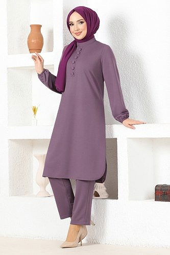 moda selvim Combined MSL8077 Lila - Thumbnail