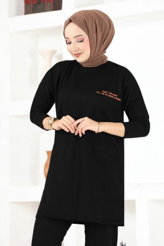 moda selvim طقم برتقالي MSL8989 - Thumbnail