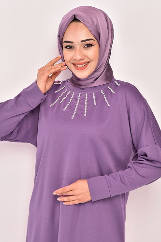 moda selvim COMBINED NFC43411-M Lila - Thumbnail