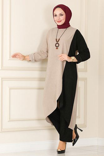 moda selvim Combined PL292 Vision&Black - Thumbnail