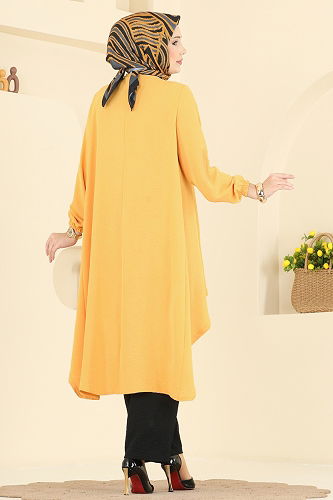 moda selvim Combined PL8058 Mustard & Black - Thumbnail