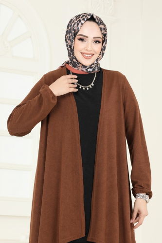 moda selvim Combined PL9038 Brown & Black - Thumbnail