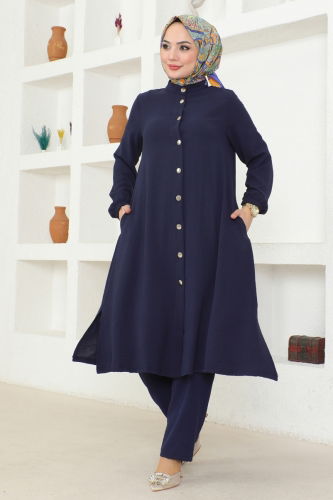 moda selvim COMBINED PL9057 Navy Blue - Thumbnail