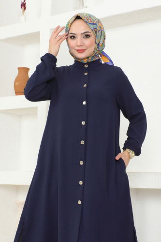 moda selvim Combined PL9057 Navy Blue - Thumbnail