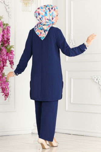 moda selvim Combined PL9070 Navy Blue - Thumbnail