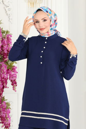 moda selvim Combined PL9070 Navy Blue - Thumbnail