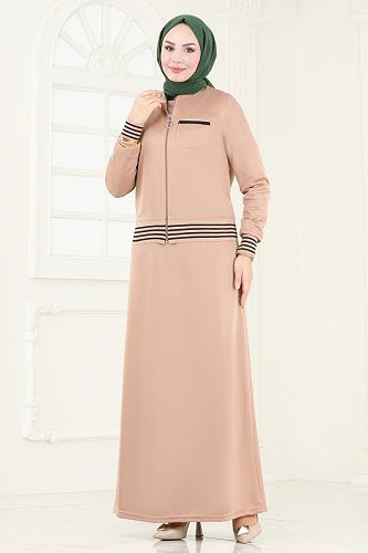 moda selvim طقم بيج PL9093 - Thumbnail