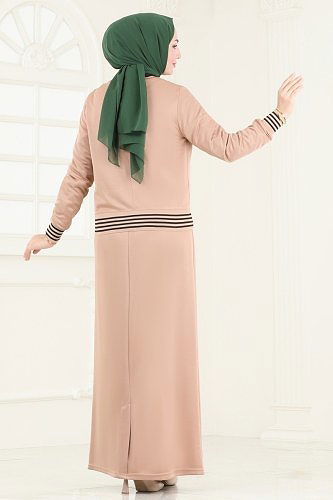 moda selvim طقم بيج PL9093 - Thumbnail